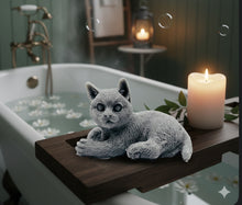 Load image into Gallery viewer, Lazy Cat Gift | Handmade Vegan Soap | Animal Theme Gifts | Cat Decor UK
