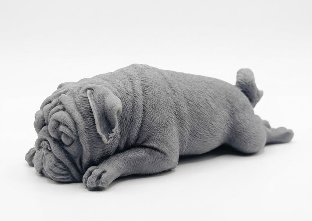 Sleeping Pug Dog Vegan Soap