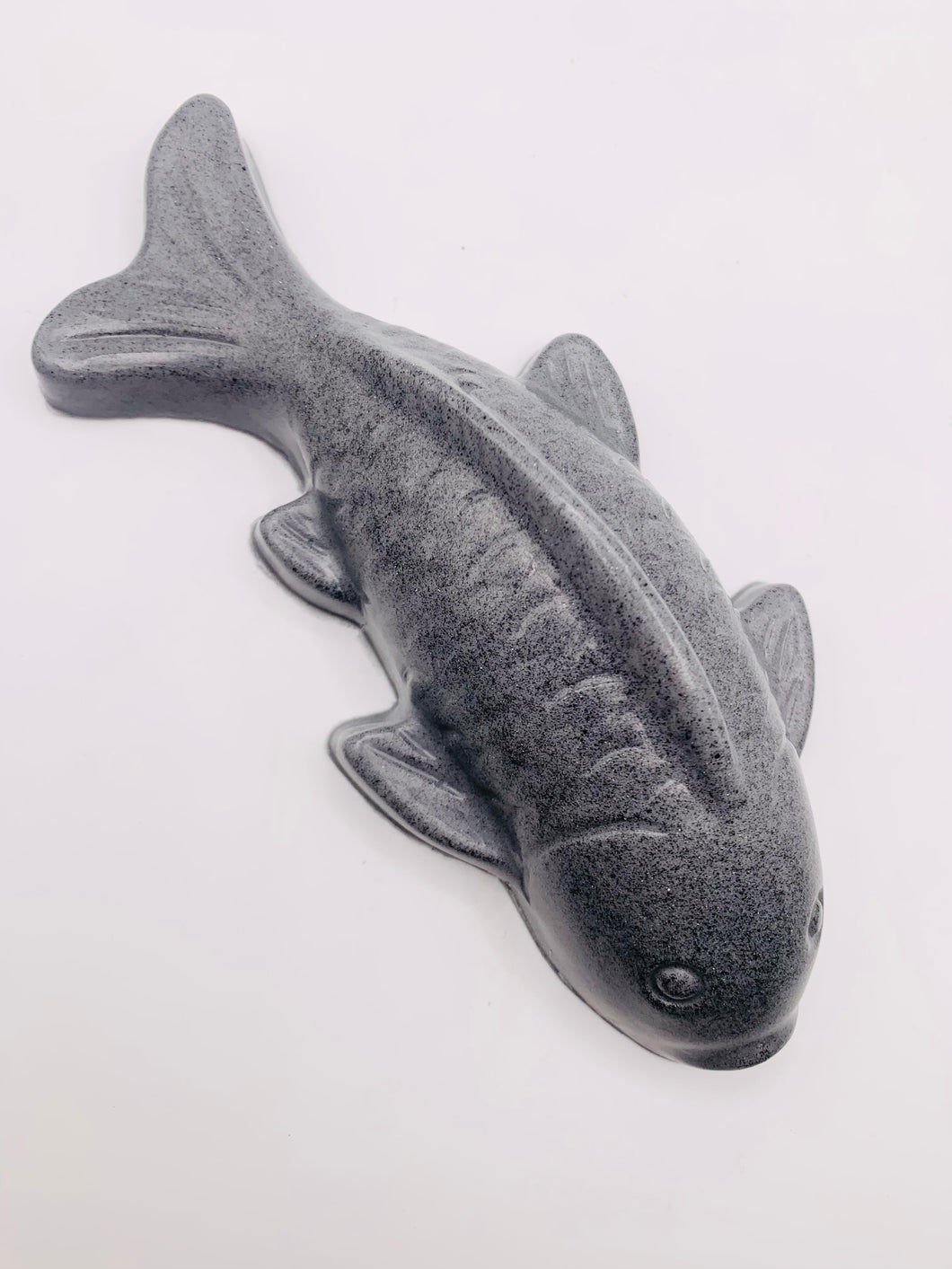 Fish Gift | Fisherman Gift | Koi Fish Gift | Large Koi Fish Vegan Soap Eco Conscious  Gift 
Make a splash with our Koi fish design soap. Choose between French clay or charcoal, with your choice of essential oil. Vegan, cruelty-free, and beautifully wrapped in eco-friendly packaging,