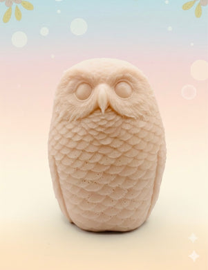 Handmade vegan soaps featuring a large, chunky, detailed owl, gift boxed. crafted with natural French clays, activated charcoal and essential oils. a eco-friendly, zero waste gift that’s cruelty-free, skin-nourishing, and perfect for animal lovers and teacher appreciation gifts. Small Business UK