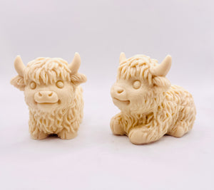 Highland Cows - Set of 2 - Gift Boxed | Highland Cow Vegan Soap | Cow Gift Idea | Cow Lover Gift | Highland Coo