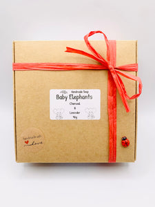 Baby Elephants 90g - Set of 2 - Gift Boxed