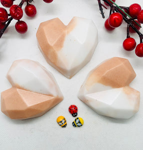 Heart Soaps - Set of 3 - Gift Boxed- 150g