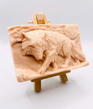 Load image into Gallery viewer, Wolf &amp; Moon Vegan Soap | Wolf Gift | Gift for Him | Fathers Day Gift | Unique Wolf Gift Idea | Wolf Lover Gift

