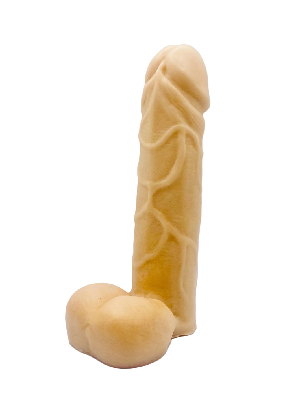 Novelty vegan soap in the shape of a penis with vein details. Highly realistic! Perfect for Pride Gifts UK, hen party gifts or fun secret Santa gift. Wrapped in beautiful eco friendly packaging. Small business UK. 