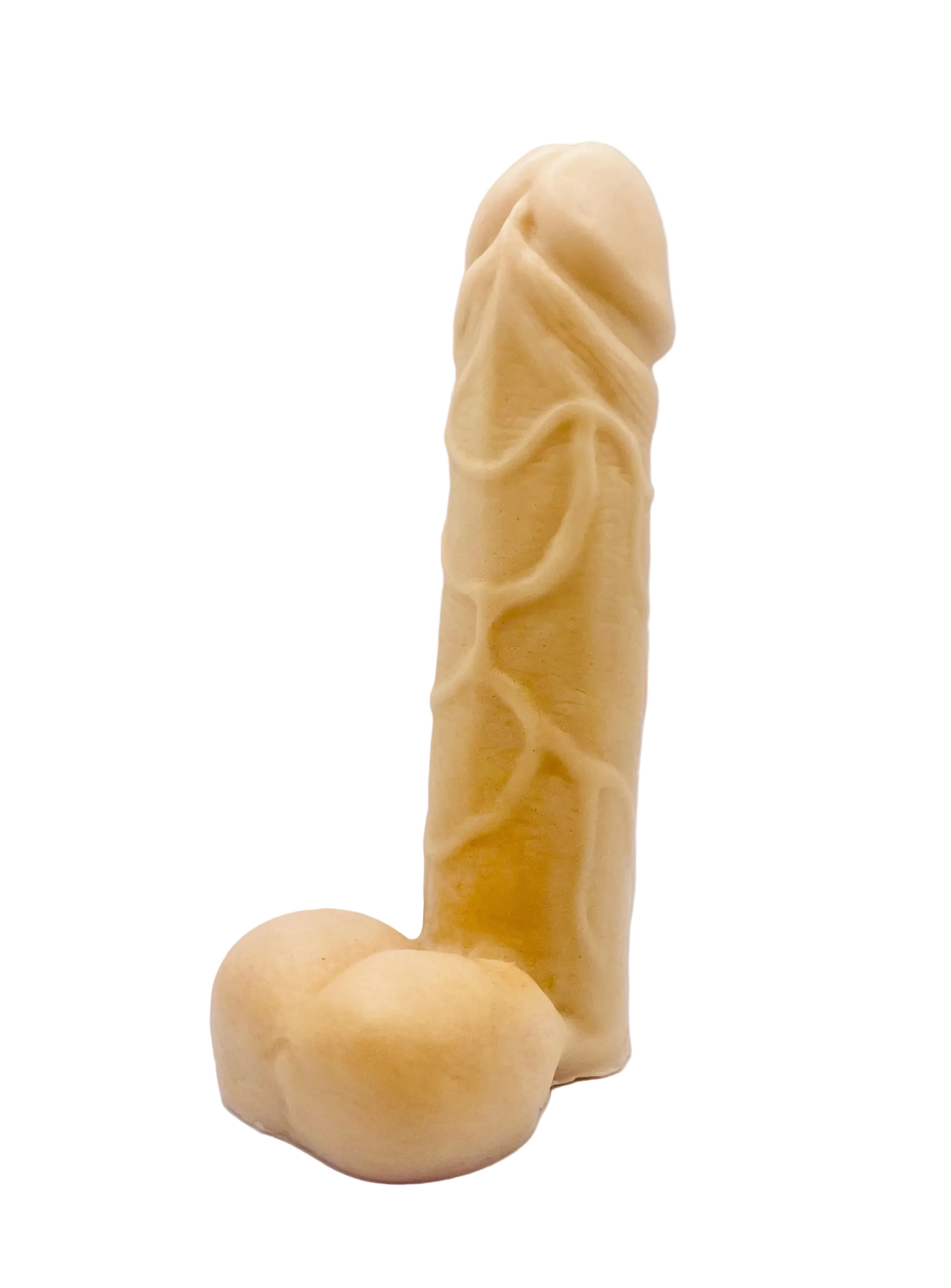 Novelty vegan soap in the shape of a penis with vein details. Highly realistic! Perfect for Pride Gifts UK, hen party gifts or fun secret Santa gift. Wrapped in beautiful eco friendly packaging. Small business UK. 