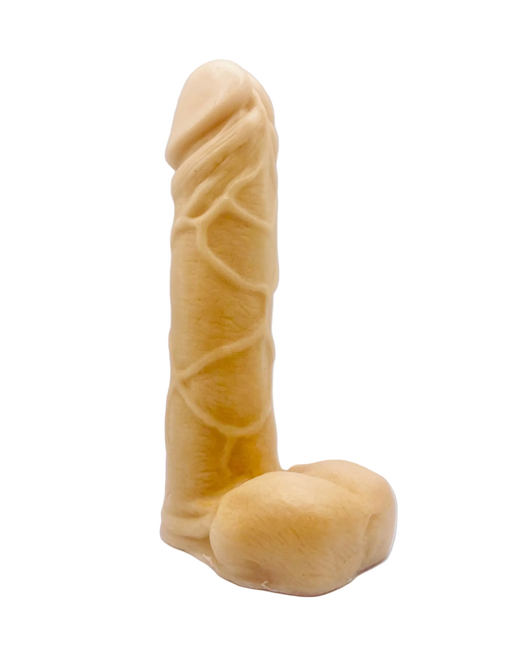 Novelty vegan soap in the shape of a penis with vein details. Highly realistic! Perfect for Pride Gifts UK, hen party gifts or fun secret Santa gift. Wrapped in beautiful eco friendly packaging. Small business UK. 