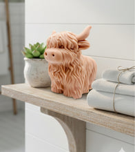 Load image into Gallery viewer, Highland Cow Gift | Handmade Vegan Soap | Modern Farmhouse Decor | Easter Gift UK

