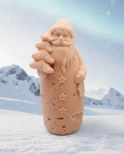Load image into Gallery viewer, Handmade vegan Father Christmas and Christmas tree shaped vegan soaps.  crafted with natural French clays, activated charcoal and essential oils. a eco-friendly, zero waste gift that’s cruelty-free, skin-nourishing.

Perfect for Christmas gifts, secret Santa and stocking fillers. Small business UK
