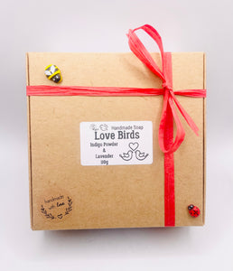 Love Birds Vegan Soaps - Set of 2 - Gift Boxed | Bird Lover Gift | Love Birds Gift | Bird Watcher Gift Idea