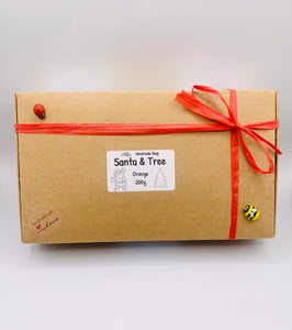 Santa & Christmas Tree Soap Gift Set - 200g