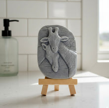 Load image into Gallery viewer, Giraffe Handmade Vegan Soap | Giraffe Gift | Wild Animal Theme Gift | Giraffe Decor UK
