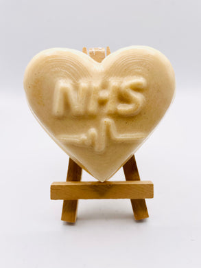 Medic Gift | Nurse Gift | Doctor Gift | Healthcare Gift | Handmade vegan NHS heart-shaped soap, 100g, made with natural ingredients and eco-friendly packaging by Soap Simple Creations