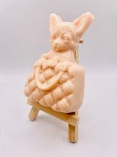 Load image into Gallery viewer, Chihuahua Gift | cute chihuahua gift | unique dog Gift | pet Gift | dog Gift | Chihuahua &amp; Handbag Vegan Soap  This super cute soap features an adorable Chihuahua peeking out of a stylish handbag! Handmade with natural French clays and soothing essential oils, this soap is perfect for pampering your skin. It’s vegan, cruelty-free, and wrapped in the sweetest eco-friendly packaging, making it as kind to the planet as it is to your skin. Treat yourself (or someone special) to a soap that’s as fun as it i
