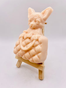 Chihuahua Gift | cute chihuahua gift | unique dog Gift | pet Gift | dog Gift | Chihuahua & Handbag Vegan Soap  This super cute soap features an adorable Chihuahua peeking out of a stylish handbag! Handmade with natural French clays and soothing essential oils, this soap is perfect for pampering your skin. It’s vegan, cruelty-free, and wrapped in the sweetest eco-friendly packaging, making it as kind to the planet as it is to your skin. Treat yourself (or someone special) to a soap that’s as fun as it i
