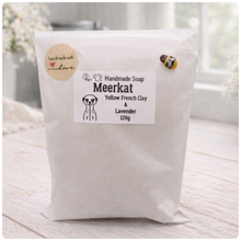 Load image into Gallery viewer, Handmade soap package with a label on a light wooden surface
