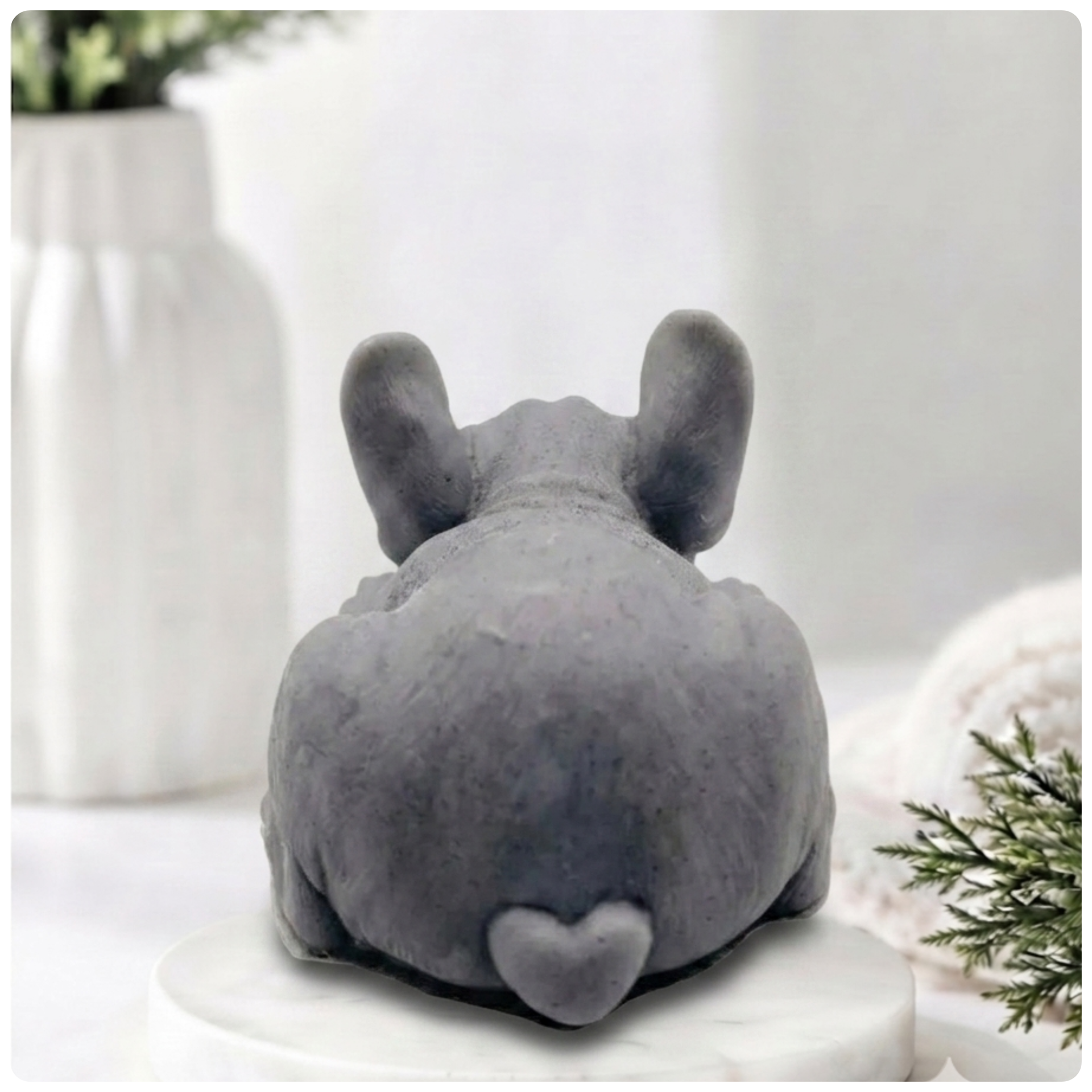 Sleepy French Bulldog Vegan Soap