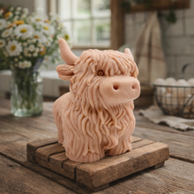 Load image into Gallery viewer, Highland Cow Gift | Handmade Vegan Soap | Modern Farmhouse Decor | Easter Gift UK
