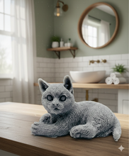 Load image into Gallery viewer, Lazy Cat Gift | Handmade Vegan Soap | Animal Theme Gifts | Cat Decor UK
