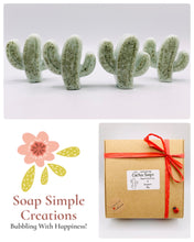 Load image into Gallery viewer, Little Cactus Soaps 100g - Set of 4 - Gift Boxed
