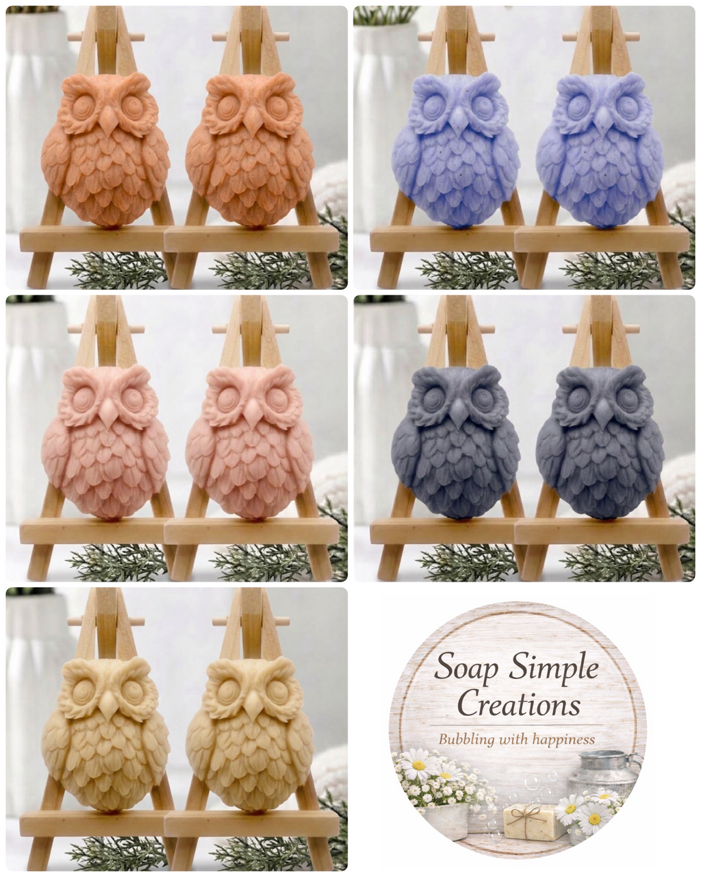 Owl Vegan Soap Gift Set