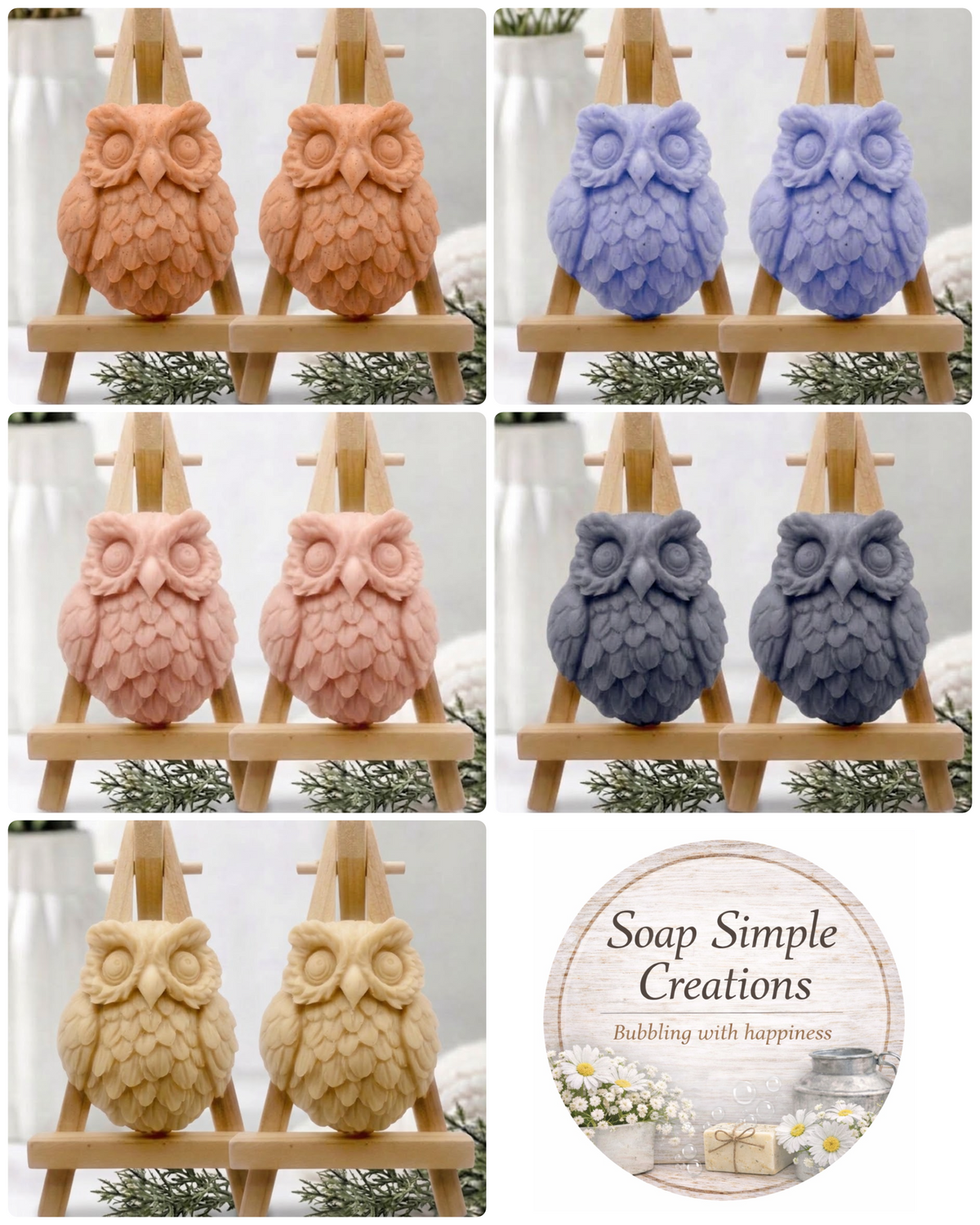 Owl Vegan Soap Gift Set
