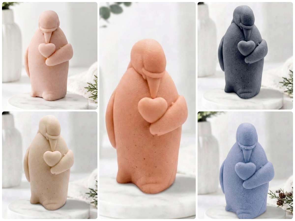Penguin & Heart Soap