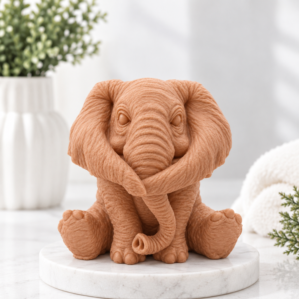 Large Elephant Vegan Soap