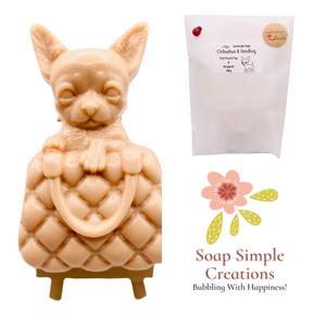 Chihuahua & Handbag Vegan Soap | Chihuahua Gift | Dog Gift | Pet Gift Idea | Chihuahua Lover Gift Idea