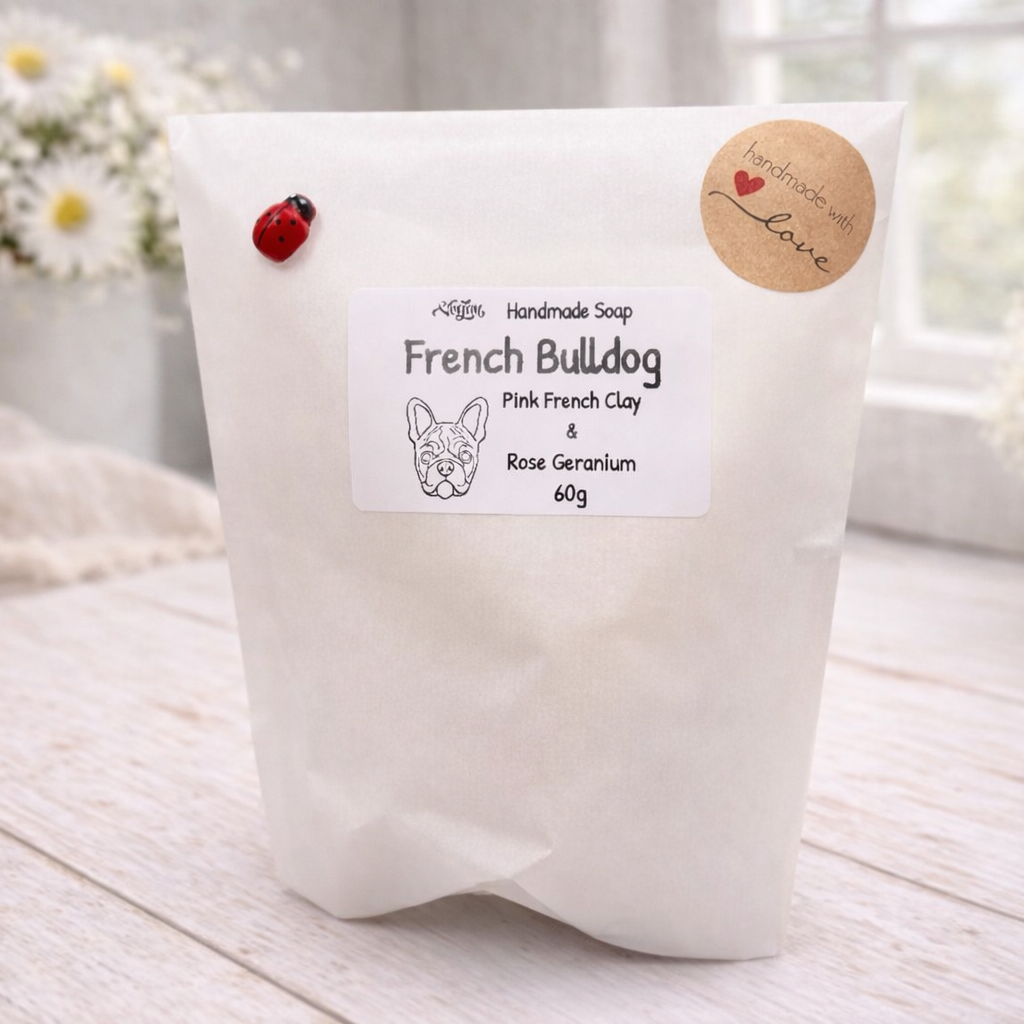 French Bulldog Vegan Soap