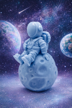 Load image into Gallery viewer, Astronaut &amp; Moon Vegan Soap | Space Themed Gift UK
