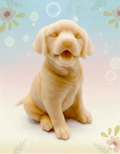 Load image into Gallery viewer, Handmade vegan soaps featuring a gorgeous Labrador dog soap. crafted with natural French clays, activated charcoal and essential oils. a eco-friendly, zero waste gift that’s cruelty-free, skin-nourishing, and perfect for dog lovers and animal lovers. Small Business UK
