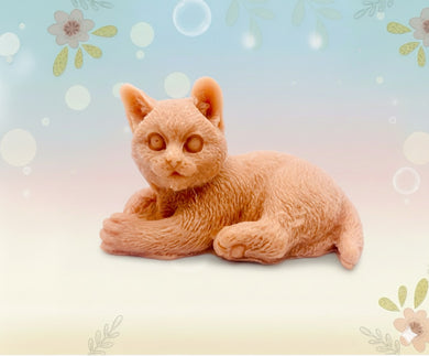 Handmade vegan cat shaped vegan soap crafted with natural French clays, activated charcoal and essential oils. a eco-friendly, zero waste gift that’s cruelty-free, skin-nourishing, and perfect for animal lovers.
