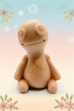 Load image into Gallery viewer, Handmade vegan soaps featuring a voodoo doll with stitching soap. crafted with natural French clays, activated charcoal and essential oils. a eco-friendly, zero waste gift that’s cruelty-free, skin-nourishing, and perfect for alternative gifts and Halloween gifts. Small business UK
