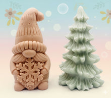 Load image into Gallery viewer, Gnome &amp; Christmas Tree Vegan Soap Gift Set | Gnome Gift | Christmas Gift UK
