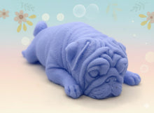 Load image into Gallery viewer, Handmade vegan soaps featuring a gorgeous gnome holding a gift in his hand packed in beautiful eco friendly packaging. crafted with natural French clays, activated charcoal and essential oils. a eco-friendly, zero waste gift that’s cruelty-free, skin-nourishing, the perfect gift for gnome lovers, Christmas gifts or for animal lover gifts. small business UK
