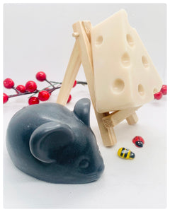 Mouse & Cheese Soap Set - 200g - Gift Boxed