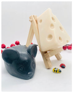 Mouse & Cheese Soap Set - 200g - Gift Boxed
