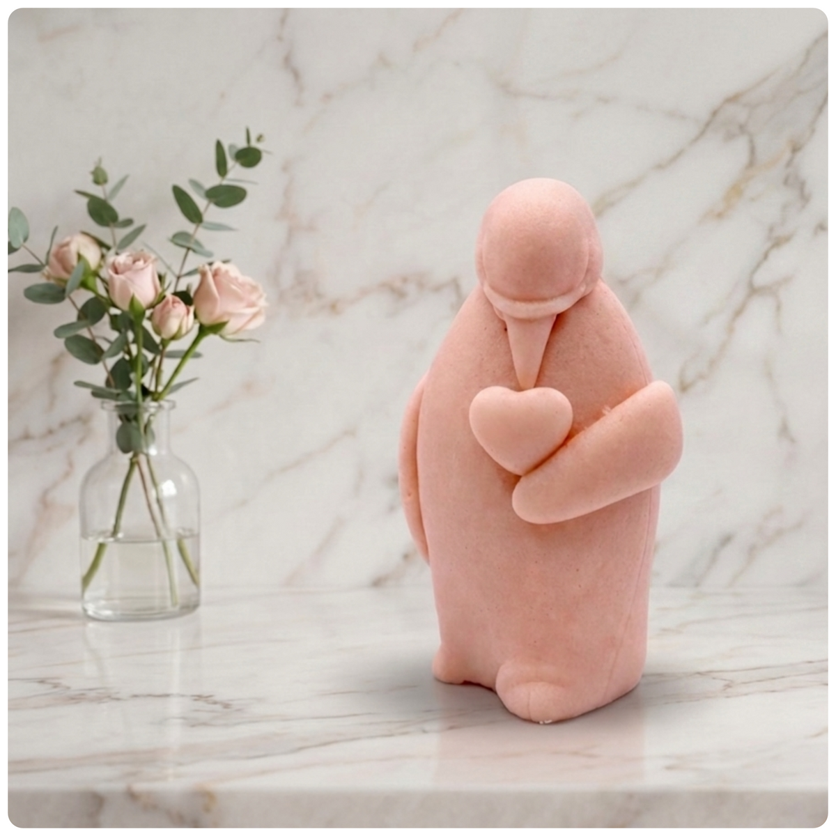 Penguin & Heart Soap