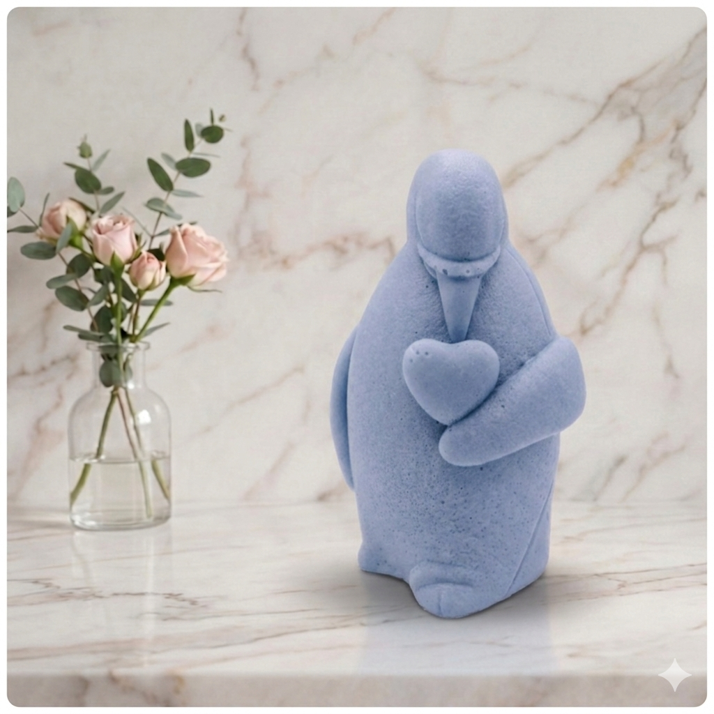 Penguin & Heart Soap