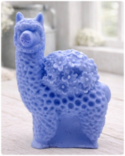 Load image into Gallery viewer, Handmade Floral Alpaca Soap – Llama Lover Gift, Farmhouse Decor
