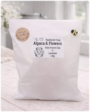 Load image into Gallery viewer, Handmade Floral Alpaca Soap – Llama Lover Gift, Farmhouse Decor
