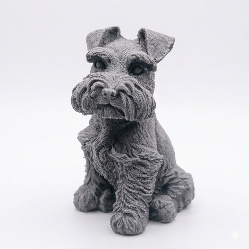 Schnauzer Dog Vegan Soap