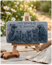 Load image into Gallery viewer, Handmade All Paws Matter Soap - Animal Lover Gift, Pet Decor
