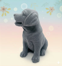 Load image into Gallery viewer, Handmade vegan soaps featuring a gorgeous Labrador dog soap. crafted with natural French clays, activated charcoal and essential oils. a eco-friendly, zero waste gift that’s cruelty-free, skin-nourishing, and perfect for dog lovers and animal lovers. Small Business UK
