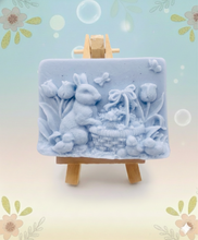 Load image into Gallery viewer, Easter Rabbit &amp; Chicks | Handmade Vegan Soap | Easter Gift | Easter Bunny Decor UK
