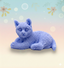 Load image into Gallery viewer, Lazy Cat Gift | Handmade Vegan Soap | Animal Theme Gifts | Cat Decor UK

