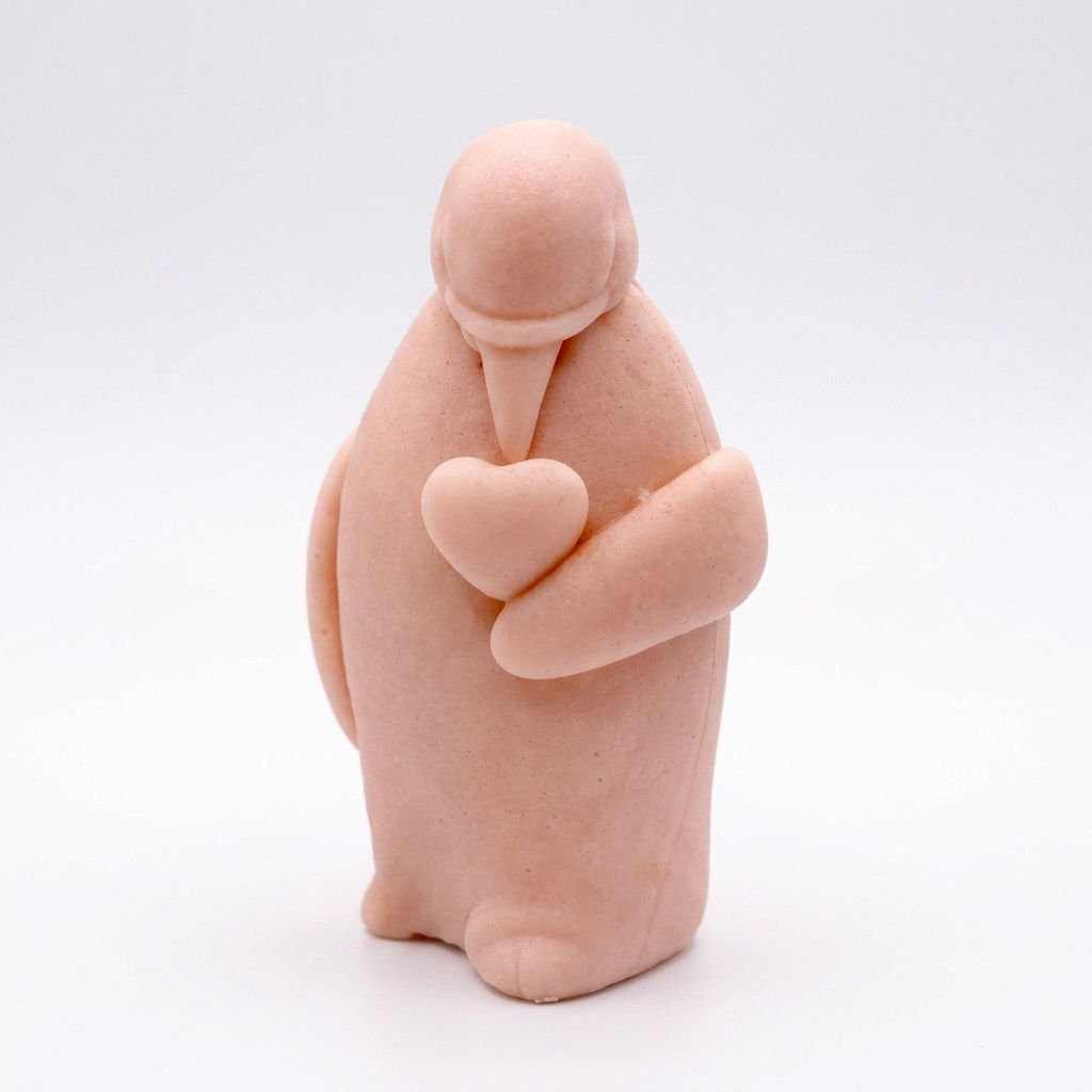 Penguin & Heart Soap