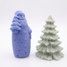Load image into Gallery viewer, Handmade Santa &amp; Christmas Tree Soap Set – Stocking Filler Gift, Festive Decor
