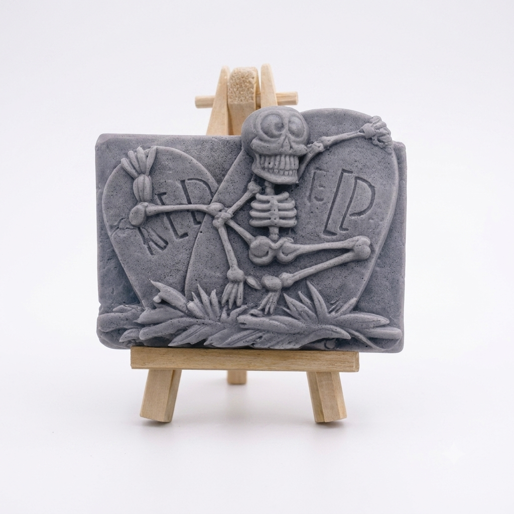 Skeleton & Gravestone Vegan Soap